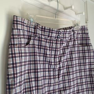 TseSay TSE Plaid Mini Skirt